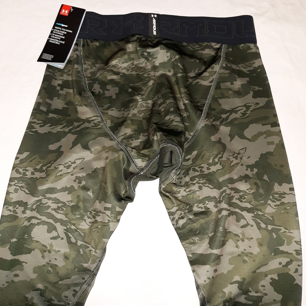 Under Armour Cold Gear Armour Print Leggings - Picture 8 of 11